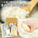 自分だけのオリジナル発酵調味料 育てる調味料・塩麹キット(大分県産米/生米麹&天然天日塩+保存袋セット) 万能調味料 手作りキット 時短調理 からだこころ健幸協...