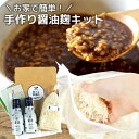 自分だけのオリジナル発酵調味料 育てる調味料・醤油麹キット(大分県産米/生米麹&大分県産醤油+保存袋セット) 万能調味料 手作りキット 時短調理 からだこころ健...