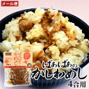 お試しに 炊きたてご飯に混ぜるだけ ばぁばぁのかしわめし 280g(4合用) 懐かしい手作りの味 国産素材 九州甘口醤油 とり飯 まぜご飯の素 かやくご飯 時短...
