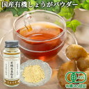 国産有機生姜100% 生姜百景 有機生姜粉末 15g 有機JAS認証 石臼挽き製法 ジンジャーパウダー フードロスSDGs 農水省AWARD受賞 飲み物や料理の調味料としても 後藤製菓