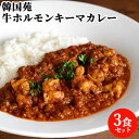 焼肉屋さんの牛ホルモンキーマカレー 150g×3 お取り寄せグルメ 無水 シマチョウ トマト 冷凍 お土産 大分県 別府市 韓国苑 【送料込】