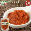 自家農園の柚子と唐辛子のみ 柚子こしょう 赤(完熟) カウパック 100g×5 日田市 大山町 大分県 柚子胡椒 調味料 ながお梅園【送料込】