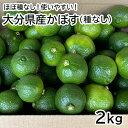 大分県産 かぼす 祖母の香 (種なし) 青果 2kg 季節限定 グリーンカボス(8月~10月) イエローカボス(11月~12月) 完熟かぼす かぼすTV Kabosu Company 【送料込】