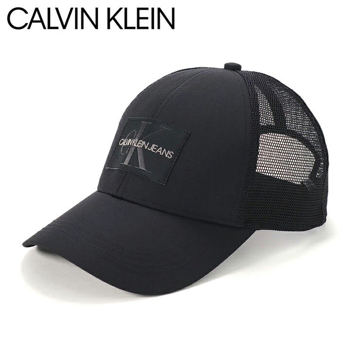 カルバンクライン メッシュキャップ STRUCTURED RECYCLED POLY ブラック CALVIN KLEIN CK jeans カルバンクラインジーンズ ブランド おしゃれ メンズ レディース メンズキャップ レディースキャップ メッシュ キャップ シンプル 黒 春夏 秋冬 春 夏 秋 冬