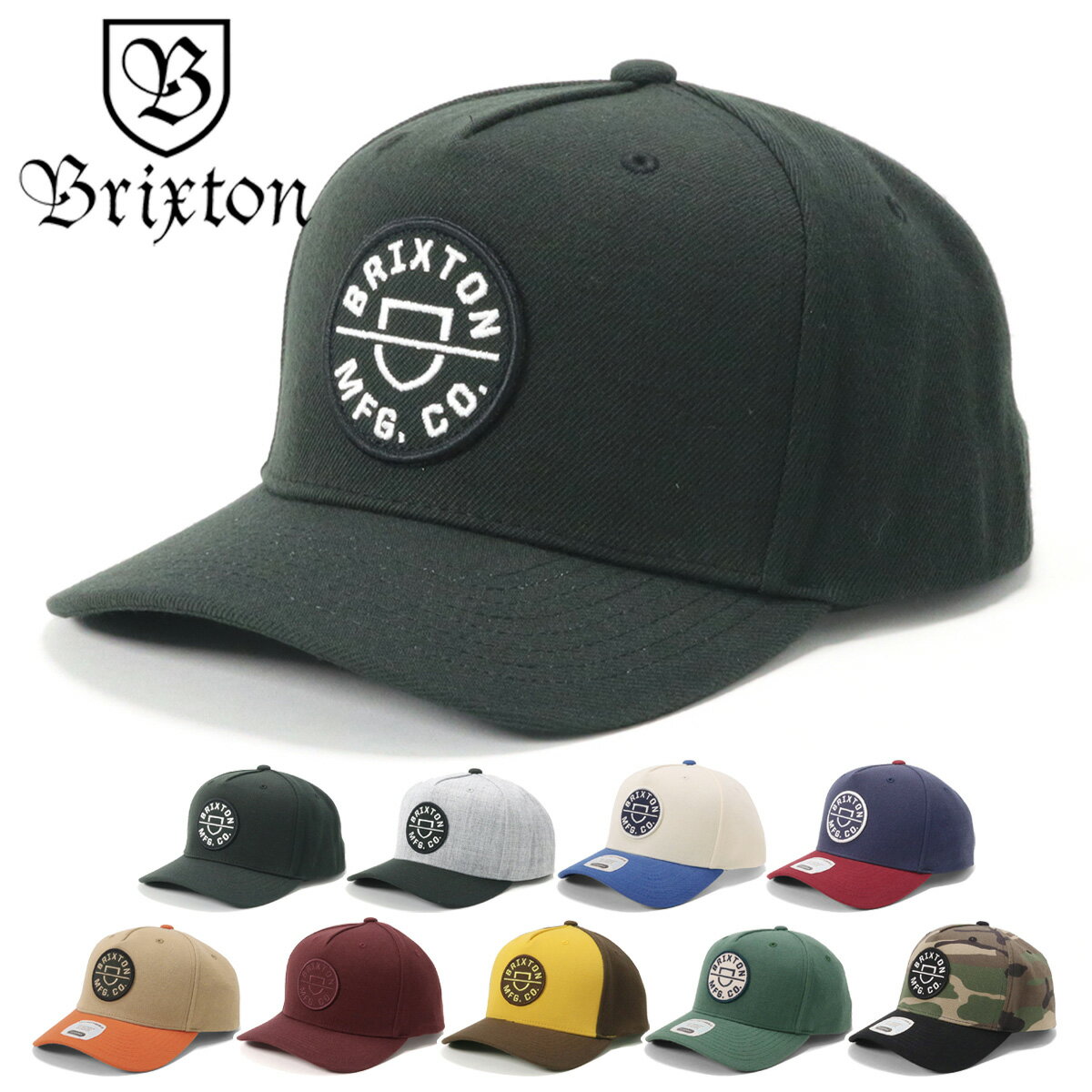 ブリクストン キャップ BRIXTON CAP 帽子 ベースボールキャップ メンズ レディース スナップバックキャップ 黒 カーキ 大きいサイズ ブランド 深め おしゃれ かっこいい 人気 春 夏 秋 冬 サイズ調整 ユニセックス 男女兼用 オールシーズン ストリート コーデ