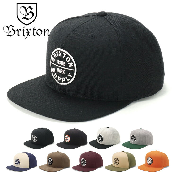 楽天ONSPOTZブリクストン キャップ BRIXTON CAP 帽子 ベースボールキャップ メンズ レディース オース 3 スナップバックキャップ 黒 大きいサイズ ブランド 深め おしゃれ かっこいい 人気 春 夏 秋 冬 サイズ調整 ユニセックス 男女兼用 オールシーズン ストリート コーデ