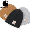 カーハート ニット帽 レディース カーハート CARHARTT ニット帽 ニットキャップ シンプル ビーニー M KNT BEANIE 秋冬 メンズ レディース