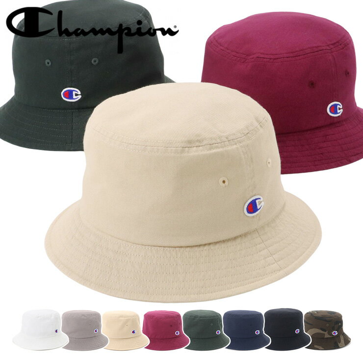 チャンピオン CHAMPION 帽子 サファリ バケットハット COTTON TWILL HAT 帽子 ぼうし おしゃれ シンプル ストリート ブランド 春夏秋冬 メンズ レディース