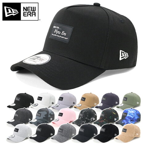 オンスポッツ別注 ニューエラ キャップ スナップバック 9FORTY A-FRAME BLACK PATCH NEW ERA ぼうし ニューエラキャップ メンズキャップ レディースキャップ メンズ帽子 レディース帽子 黒 白 赤 無地 カモフラ 迷彩柄 ブランド おしゃれ ストリート 春 夏 秋 冬