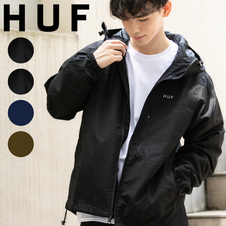 ハフ HUF アパレル ナイロンジャケット ESSENTIALS ZIP STANDARD SHELL ウィンドブレーカー