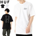 ハフ Tシャツ 半袖 HUF クルーネック 黒 白 綿 コットン メンズ レディース ブランド 大きいサイズ オーバーサイズ おしゃれ かっこいい 人気 春 夏 小さいサイズ ユニセックス 男女兼用 ストリート