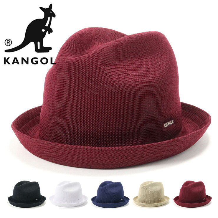 カンゴール ハット KANGOL HAT メンズ レディース 中折れ帽 TROPIC PLAYER トロピック プレイヤー 黒 白 ベージュ 無地 シンプル ベーシック 大きいサイズ ブランド 深め おしゃれ かっこいい 人気 春 夏 秋 冬 正規品 ユニセックス 男女兼用 オールシーズン ストリート