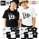 ニューエラ NEW ERA アパレル Tシャツ カットソー 半袖 YOUTH S/S COTTON TEE ベーシックロゴ バイザーステッカー ホワイト KIDS NEWERA フラッグロゴ ボックス スクエア おしゃれ ストリート ブランド 子供 こども 男の子 女の子 小学生 春夏秋冬 キッズ 子供用
