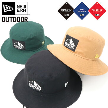 ニューエラ アウトドア アドベンチャーハット NEW ERA OUTDOOR HAT メンズ レディース サファリ バケット バケハ 帽子 黒 ベージュ 綿 コットン 大きいサイズ ブランド 深め おしゃれ かっこいい 人気 春 夏 秋 冬 ニューエラー 正規品 ユニセックス 男女兼用 オールシーズン