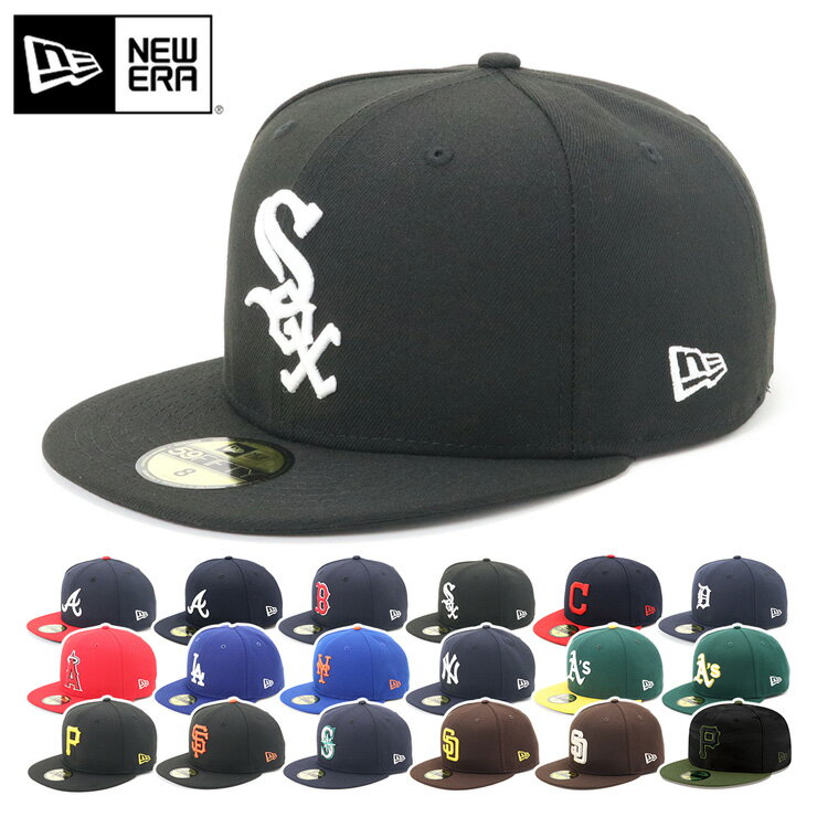 ニューエラ キャップ NEW ERA CAP 59FIFTY ベースボールキャップ メンズ レディース 帽子 NY LA MLB ニューヨーク ヤンキース 黒 大きいサイズ ブランド 深め おしゃれ かっこいい 人気 春 夏 秋 冬 ニューエラー 正規品 ユニセックス 男女兼用 オールシーズン ストリート