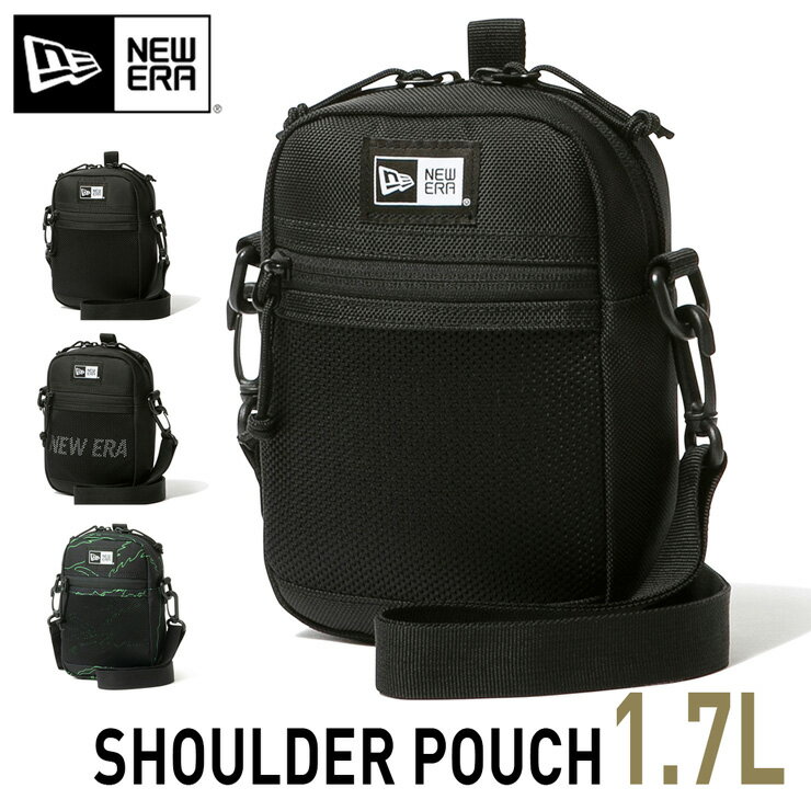 ニューエラ バッグ NEW ERA BAG メンズ レディース NEW ERA ショルダーバッグ SHOULDER POUCH ショルダーポーチ 肩掛け 黒 ブランド おしゃれ かっこいい 人気 春 夏 秋 冬 ニューエラー 正規品 ユニセックス 男女兼用 オールシーズン