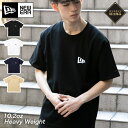 ニューエラ ペアTシャツ ニューエラ Tシャツ 半袖 NEW ERA クルーネック ONSPOTZ 別注 黒 白 ベージュ 綿 コットン ヘビーウェイト 厚手 メンズ レディース ブランド 大きいサイズ オーバーサイズ おしゃれ かっこいい 人気 春 夏 秋 冬 ニューエラー 正規品 小さいサイズ ユニセックス 男女兼用