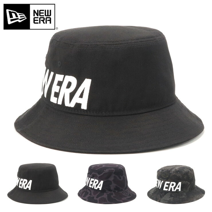 ニューエラ バケットハット NEW ERA HAT バケハ メンズ レディース 帽子 ONSPOTZ 別注 ESSENTIAL エッセンシャル 黒 大きいサイズ ブランド 深め おしゃれ かっこいい 人気 春 夏 秋 冬 ニューエラー 正規品 ユニセックス 男女兼用 オールシーズン ストリート