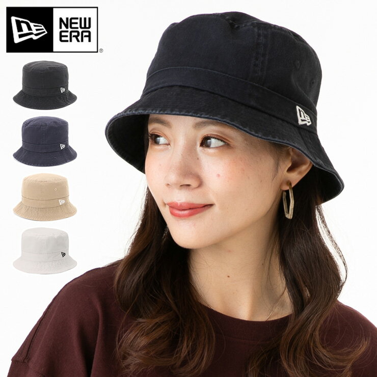 バケットハット メンズ ニューエラ バケットハット NEW ERA HAT バケハ メンズ レディース 帽子 Bucket-02 黒 白 ベージュ ブランド 深め おしゃれ かっこいい 人気 春 夏 秋 冬 オールシーズン ニューエラー 大きい 小さい サイズ 正規品 ユニセックス 男女兼用 ストリート コーデ 夏用 冬用