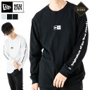 ニューエラ ペアTシャツ ニューエラ Tシャツ 長袖 NEW ERA クルーネック ロンT ONSPOTZ 別注 ボックスロゴ 黒 白 レディース ブランド おしゃれ かっこいい 人気 オーバーサイズ 春 夏 秋 冬 ニューエラー 正規品 大きい 小さい サイズ ユニセックス 男女兼用 ストリート 夏用 冬用