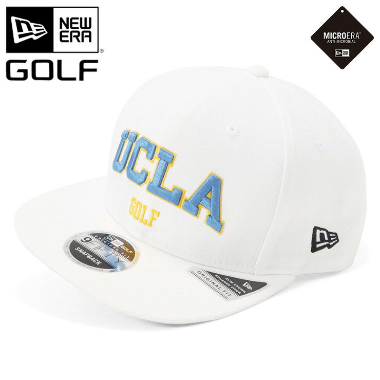 ニューエラ 帽子（メンズ） ニューエラ ゴルフ キャップ NEW ERA GOLF CAP 9FIFTY メンズ レディース 帽子 コラボ UCLA グッズ 白 ブランド 深め おしゃれ かっこいい 人気 春 夏 秋 冬 オールシーズン ニューエラー 大きい 小さい サイズ 調整 正規品 ユニセックス 男女兼用 ストリート コーデ 夏用