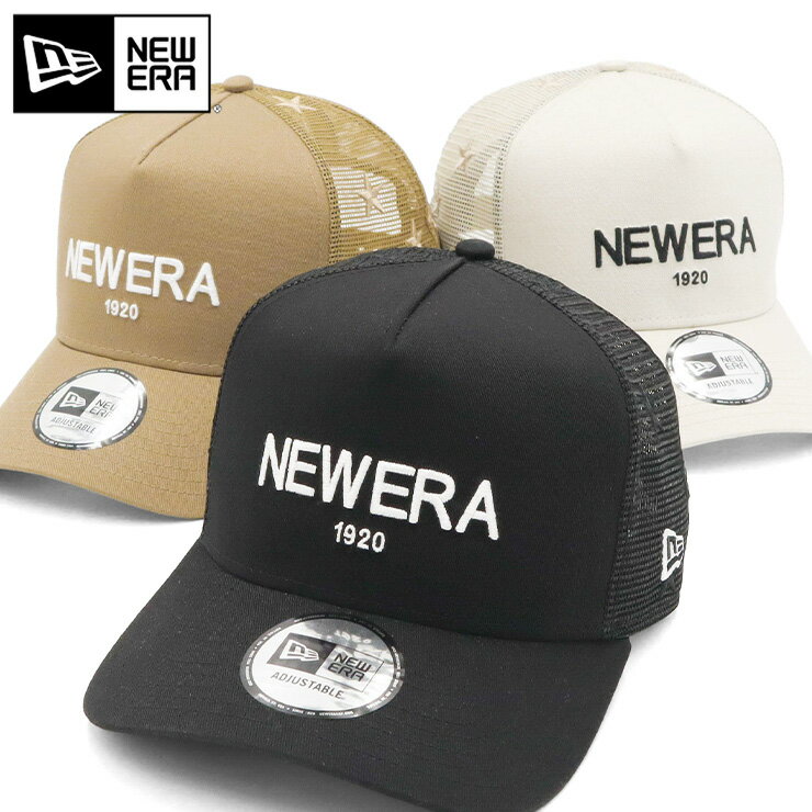 ニューエラ キャップ NEW ERA CAP 9FORTY A-Frame Trucker メッシュキャップ メンズ レディース 帽子 黒 白 ベージュ 綿 コットン ブランド 深め おしゃれ かっこいい 人気 春 夏 オールシーズン ニューエラー 大きい 小さい サイズ 正規品 ユニセックス 男女兼用 ストリート