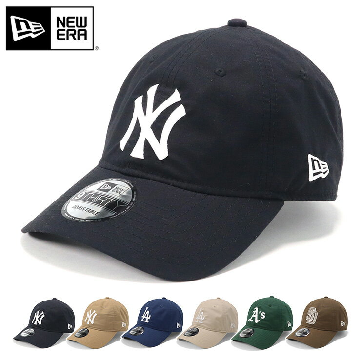 ニューエラ キャップ NEW ERA CAP 9THIRTY ローキャップ メンズ レディース 帽子 NY LA MLB ニューヨーク ヤンキース 黒 ベージュ カーキ 綿 コットン ブランド 深め おしゃれ かっこいい 人気 春 夏 秋 冬 オールシーズン ニューエラー 大きい 小さい サイズ 調整 正規品のサムネイル