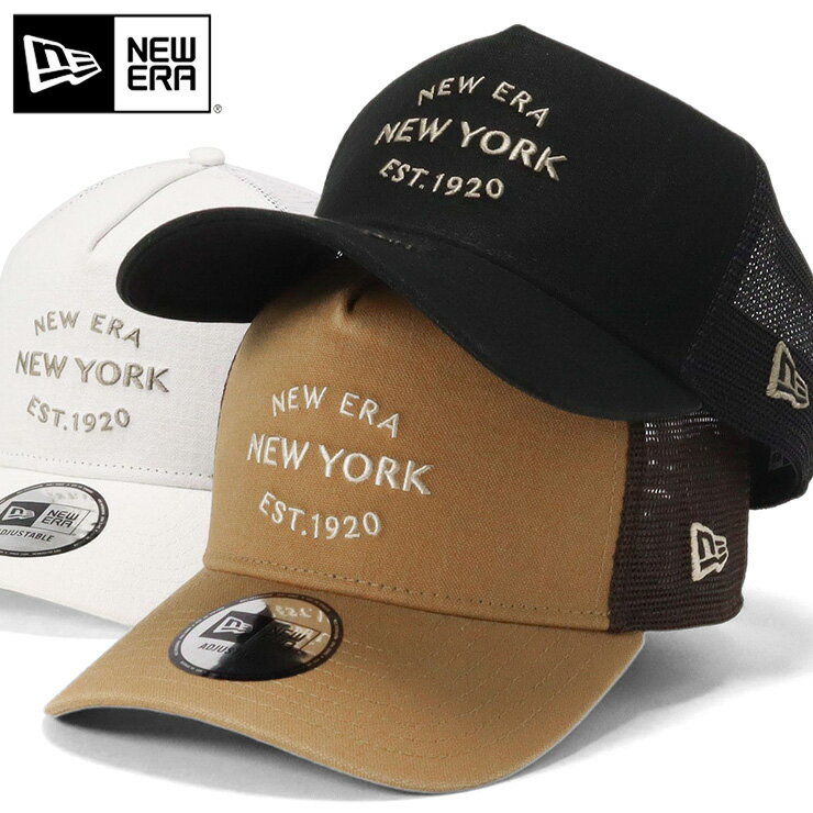 ニューエラ キャップ NEW ERA CAP 9FORTY A-Frame Trucker メッシュキャップ メンズ レディース 帽子 黒 白 綿 コットン ブランド 深め おしゃれ かっこいい 人気 春 夏 オールシーズン ニューエラー 大きい 小さい サイズ 正規品 ユニセックス 男女兼用 ストリート コーデ