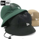 ニューエラ バケットハット NEW ERA HAT バケハ メンズ レディース 帽子 無地 シンプル ベーシック 黒 ベージュ ブランド 深め おしゃれ かっこ...