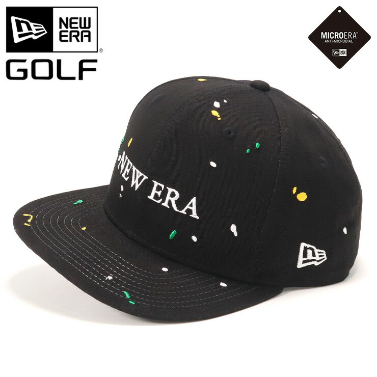 ニューエラ 帽子（メンズ） ニューエラ ゴルフ キャップ NEW ERA GOLF CAP 9FIFTY メンズ レディース 帽子 黒 ブランド 深め おしゃれ かっこいい 人気 春 夏 秋 冬 オールシーズン ニューエラー 大きい 小さい サイズ 調整 正規品 ユニセックス 男女兼用 ストリート コーデ 夏用 冬用