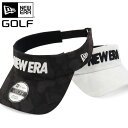 ニューエラ ゴルフ サンバイザー NEW ERA GOLF レディース メンズ 帽子 黒 白 ブランド 深め おしゃれ かっこいい 人気 春 夏 秋 冬 オールシーズン ニューエラー 大きい 小さい サイズ 調整 正規品 ユニセックス 男女兼用 ストリート コーデ 夏用 冬用