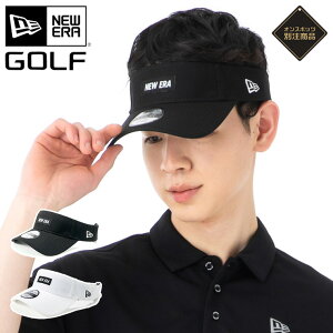 ニューエラ ゴルフ サンバイザー NEW ERA GOLF レディース メンズ 帽子 ONSPOTZ 別注 黒 白 大きいサイズ ブランド 深め おしゃれ かっこいい 人気 春 夏 秋 冬 ニューエラー サイズ調整 正規品 ユニセックス 男女兼用 オールシーズン ストリート コーデ