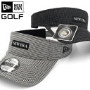 ニューエラ ゴルフ サンバイザー NEW ERA GOLF レディース メンズ 帽子 黒 綿 コットン ブランド 深め おしゃれ かっこいい 人気 春 夏 秋 冬 オールシーズン ニューエラー 大きい 小さい サイズ 調整 正規品 ユニセックス 男女兼用 ストリート コーデ 夏用 冬用