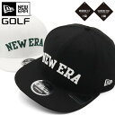 ニューエラ 帽子（メンズ） ニューエラ ゴルフ キャップ NEW ERA GOLF CAP 9FIFTY メンズ レディース 帽子 黒 白 ブランド 深め おしゃれ かっこいい 人気 春 夏 秋 冬 オールシーズン ニューエラー 大きい 小さい サイズ 調整 正規品 ユニセックス 男女兼用 ストリート コーデ 夏用 冬用