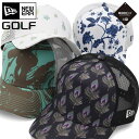 ニューエラ 帽子（メンズ） ニューエラ ゴルフ キャップ NEW ERA GOLF CAP 9FORTY A-Frame Trucker メッシュキャップ メンズ レディース 帽子 黒 白 ブランド 深め おしゃれ かっこいい 人気 春 夏 秋 冬 オールシーズン ニューエラー 大きい 小さい サイズ 調整 正規品 ユニセックス 男女兼用