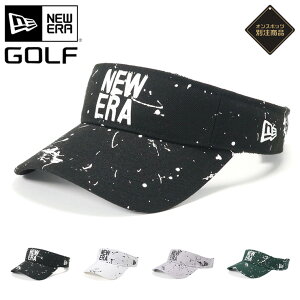 ニューエラ ゴルフ サンバイザー NEW ERA GOLF レディース メンズ 帽子 ONSPOTZ 別注 黒 白 大きいサイズ ブランド 深め おしゃれ かっこいい 人気 春 夏 秋 冬 ニューエラー サイズ調整 正規品 ユニセックス 男女兼用 オールシーズン ストリート コーデ