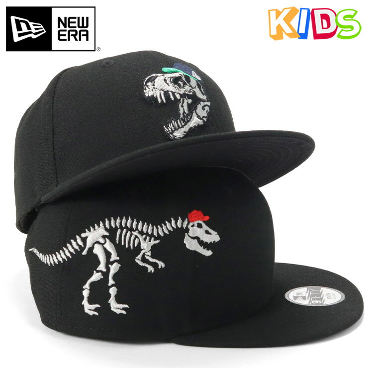 ニューエラ キャップ キッズ NEW ERA CAP KIDS YOUTH 9FIFTY ベースボールキャップ スナップバック 黒 帽子 ブランド 男の子 女の子 人気 かっこいい おしゃれ 親子 春 夏 秋 冬 ニューエラー サイズ調整 正規品 ボーイズ ガールズ ストリート 小学生 プレゼント