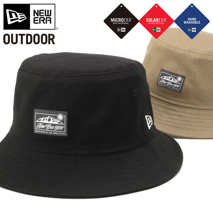 ニューエラ アウトドア アドベンチャーハット NEW ERA OUTDOOR HAT メンズ レディース 帽子 黒 ベージュ 綿 コットン ブランド 深め おしゃれ かっこいい 人気 春 夏 秋 冬 オールシーズン ニューエラー 大きい 小さい サイズ 正規品 ユニセックス 男女兼用 ストリート