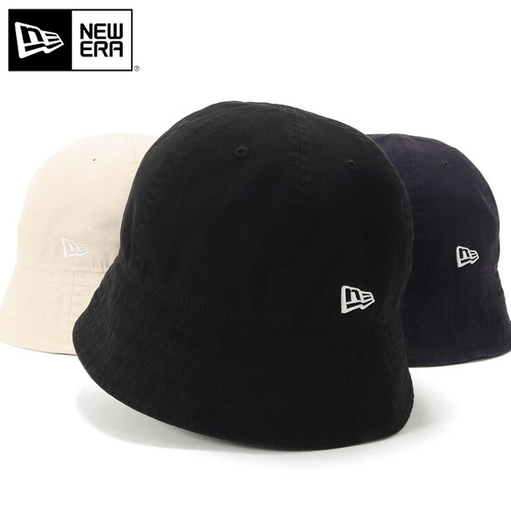 ニューエラ バケットハット NEW ERA HAT バケハ メンズ レディース 帽子 無地 シンプル ベーシック 黒 白 コットン 綿 ブランド 深め おしゃれ かっこいい 人気 春 夏 秋 冬 オールシーズン ニューエラー 大きい 小さい サイズ 正規品 ユニセックス 男女兼用 ストリート