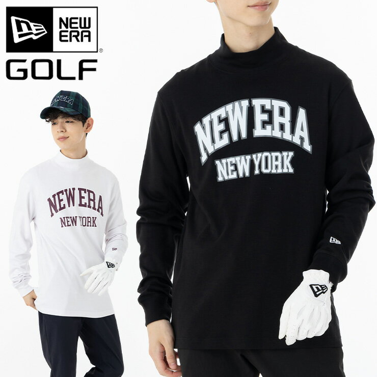 ニューエラ ゴルフ ウェア NEW ERA GOLF 長袖 黒 白 綿 コットン メンズ レディース ブランド おしゃれ かっこいい 人気 オーバーサイズ 春 ...