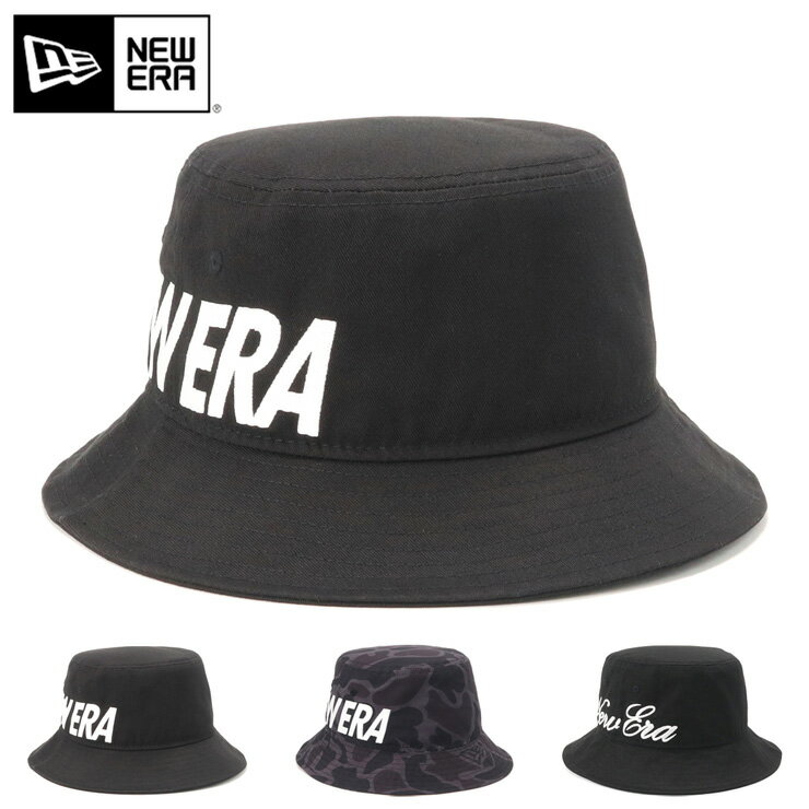 ニューエラ バケットハット NEW ERA HAT バケハ メンズ レディース 帽子 ONSPOTZ 別注 ESSENTIAL エッセンシャル 黒 大きいサイズ ブランド 深め おしゃれ かっこいい 人気 春 夏 秋 冬 ニューエラー 正規品 ユニセックス 男女兼用 オールシーズン ストリート