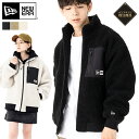 ニューエラ ジャケット NEW ERA メンズ レディース ボアジャケット ONSPOTZ 別注 黒 ベージュ フリース ファー 人気 ブランド おしゃれ かっ...