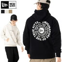 ニューエラ パーカー NEW ERA フード付き 黒 白 ベージュ コットン 綿 メンズ レディース ブランド おしゃれ かっこいい 人気 オーバーサイズ 秋 ...