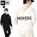 ニューエラ パーカー NEW ERA フード付き 黒 白 コットン 綿 メンズ レディース ブランド おしゃれ かっこいい 人気 オーバーサイズ 秋 冬 ニュー...