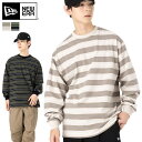 ニューエラ Tシャツ 長袖 NEW ERA クルーネック ロンT 黒 白 コットン 綿 メンズ レディース ブランド おしゃれ かっこいい 人気 オーバーサイズ 春 夏 秋 冬 ニューエラー 正規品 大きい 小さい サイズ ユニセックス 男女兼用