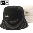 【クーポン利用で10%OFF】8月10日限定!ニューエラ バケットハット NEW ERA HAT バケハ メンズ レディース 帽子 黒 白 綿 コットン ブラン...