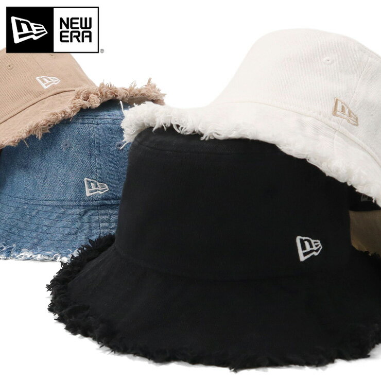 ニューエラ バケットハット NEW ERA HAT バケハ メンズ レディース 帽子 無地 シンプル ベーシック 黒 白 ベージュ 綿 コットン ブランド 深め おしゃれ かっこいい 人気 春 夏 秋 冬 オールシーズン ニューエラー 大きい 小さい サイズ 正規品 ユニセックス 男女兼用 1