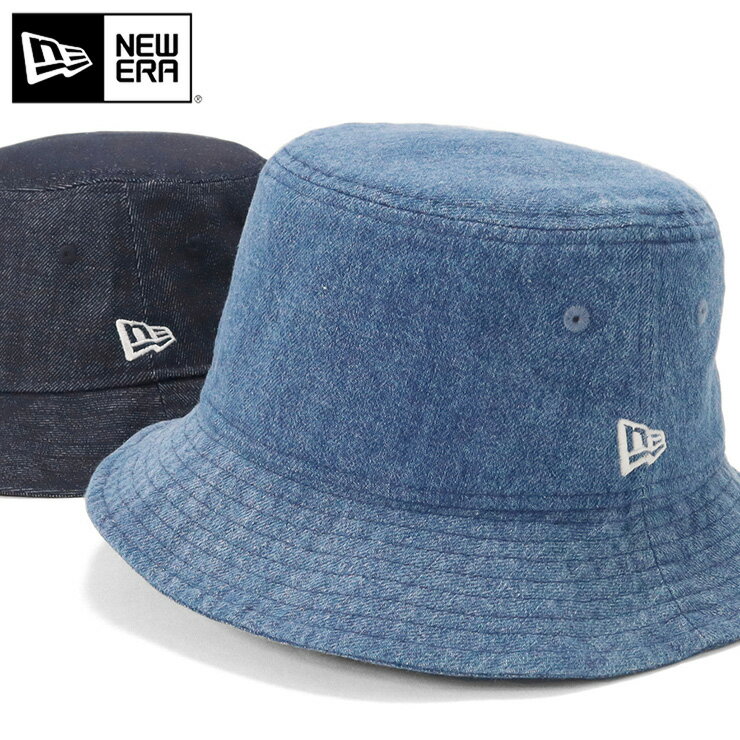 ニューエラ バケットハット NEW ERA HAT バケハ メンズ レディース 帽子 無地 シンプル ベーシック デニム 綿 コットン ブランド 深め おしゃれ かっこいい 人気 春 夏 秋 冬 オールシーズン ニューエラー 大きい 小さい サイズ 正規品 ユニセックス 男女兼用 ストリート