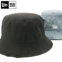 ニューエラ バケットハット NEW ERA HAT バケハ メンズ レディース 帽子 無地 シンプル ベーシック 黒 綿 コットン ブランド 深め おしゃれ か...