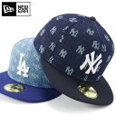 ニューエラ キャップ NEW ERA CAP 59FIFTY ベースボールキャップ メンズ レディース 帽子 MLB デニム コットン 綿 ブランド おしゃれ ...